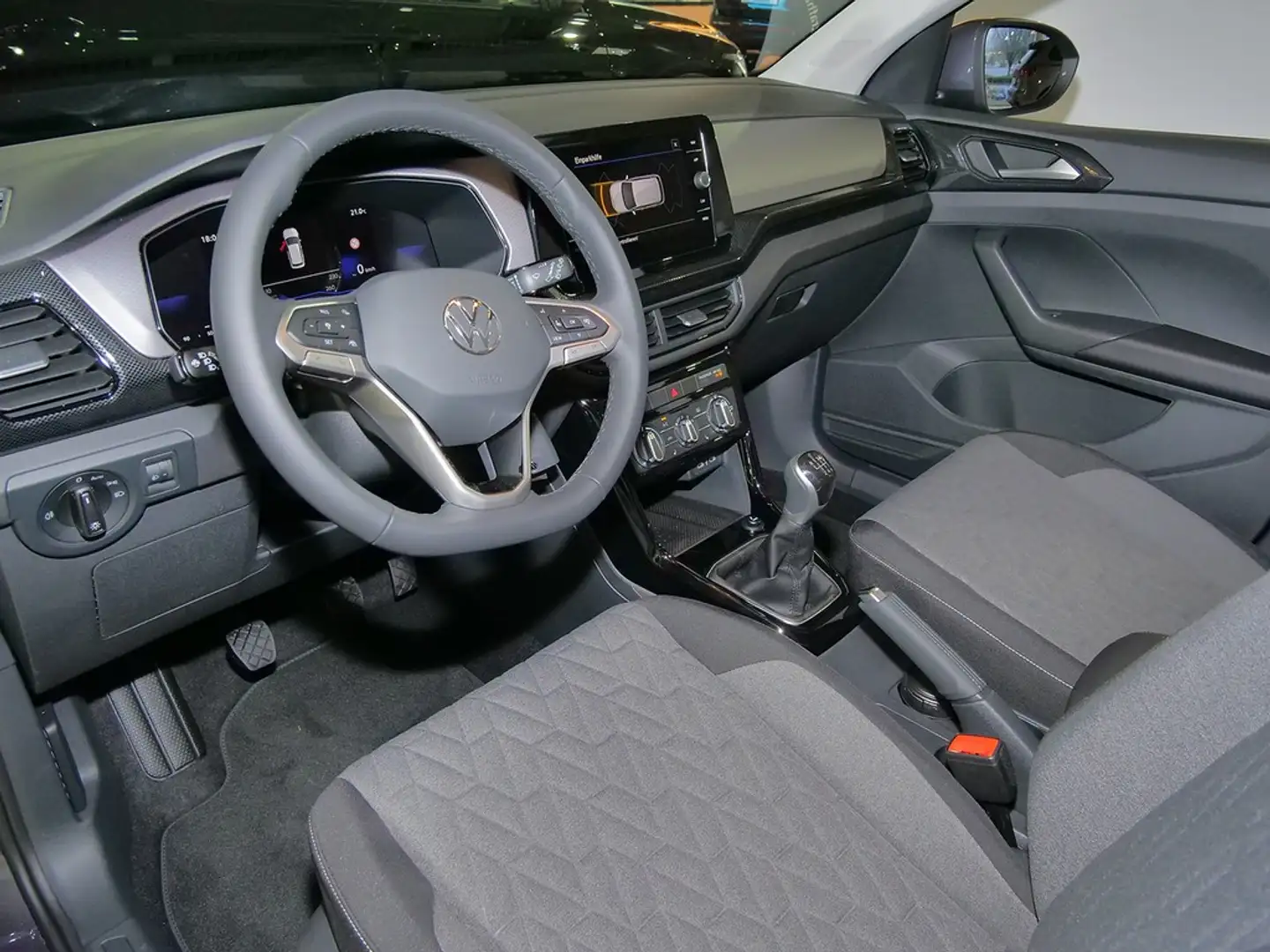 Volkswagen T-Cross Life 1.0 TSI AHK LED Grau - 2