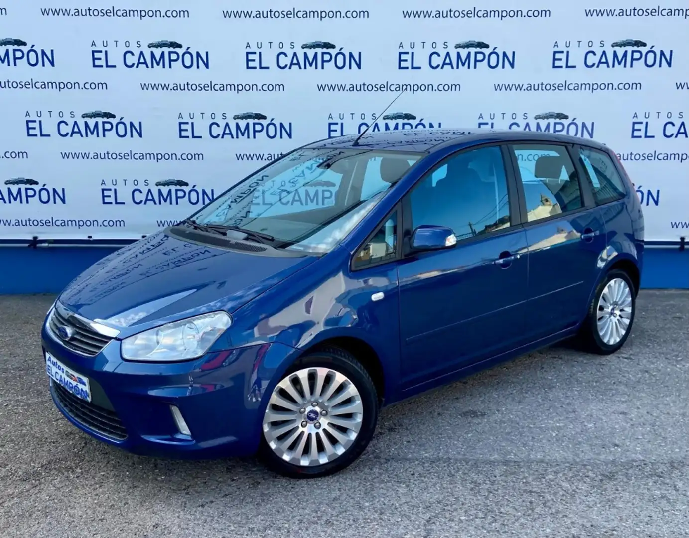 Ford C-Max 2.0TDCI Titanium Powershift Blau - 1