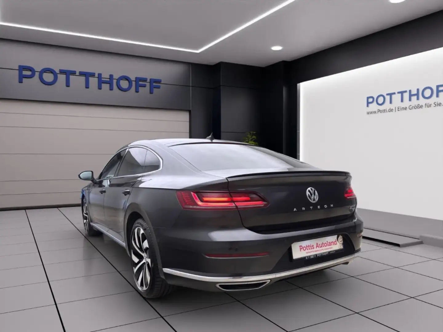 Volkswagen Arteon 2.0 TDI DSG 4M R-LINE STDHZG LEDER LM19 AHK Grau - 2