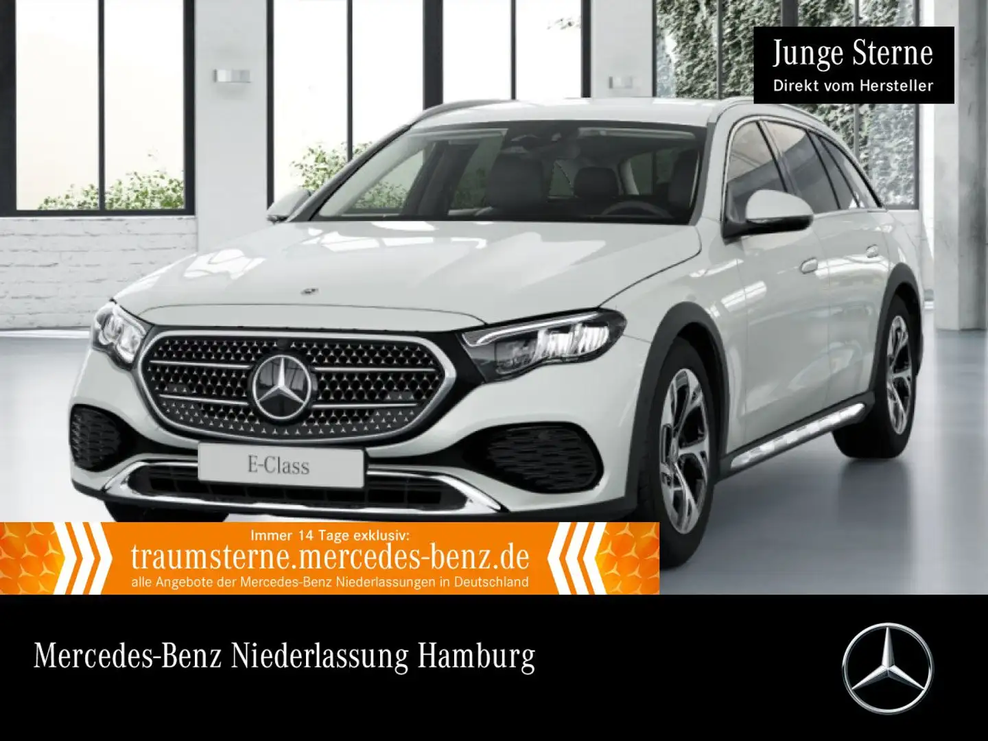 Mercedes-Benz E 220 d T 4M Avantgarde Airmat Stdhzg Distr. LED Weiß - 1