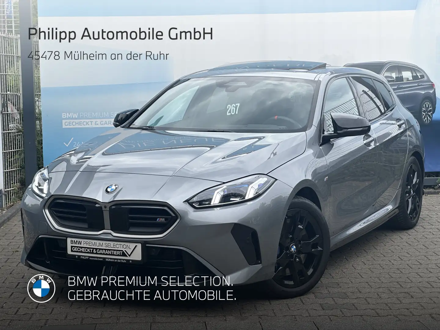 BMW 135 M135 xDrive PANO AHK HuD DA-Prof h&k Ad-Led PA+ Grau - 1