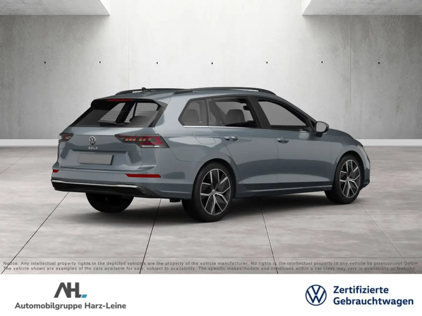 Volkswagen Golf Variant VIII 2.0 TDI GOAL DSG Matrix AHK Navi ACC AreaView Grau - 2