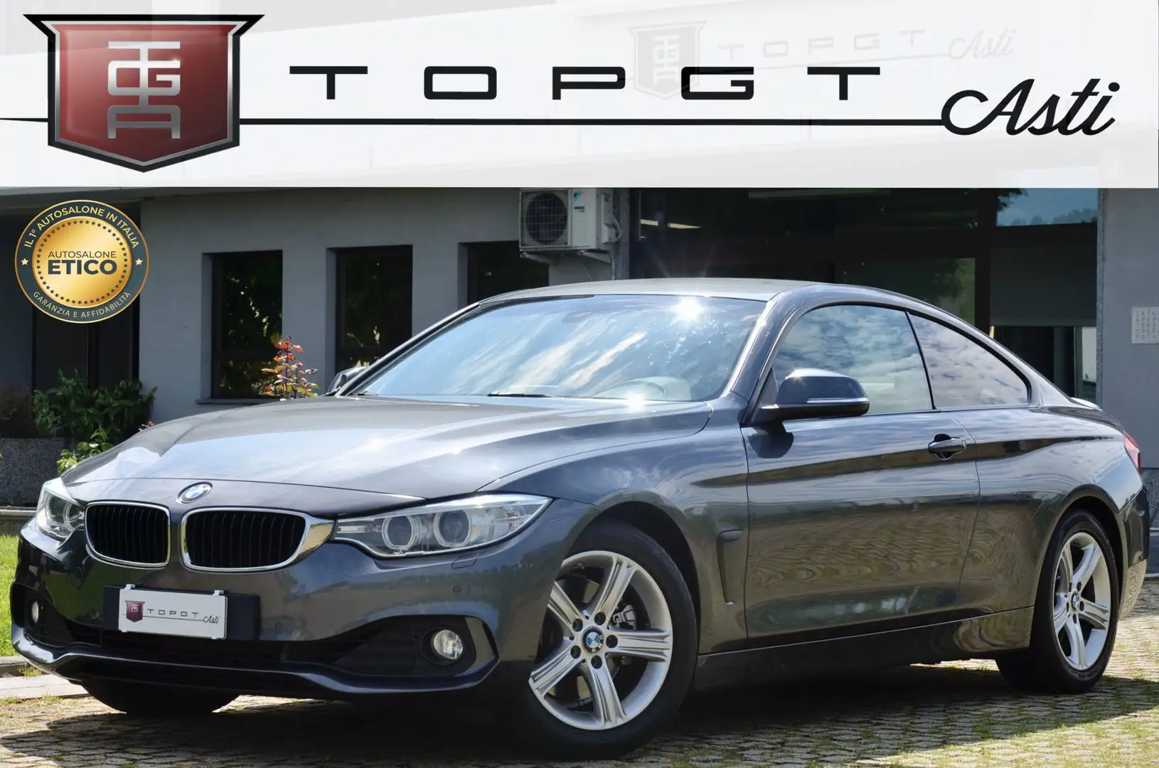 BMW 428 428i Coupe 245cv, PERMUTE Grigio - 1