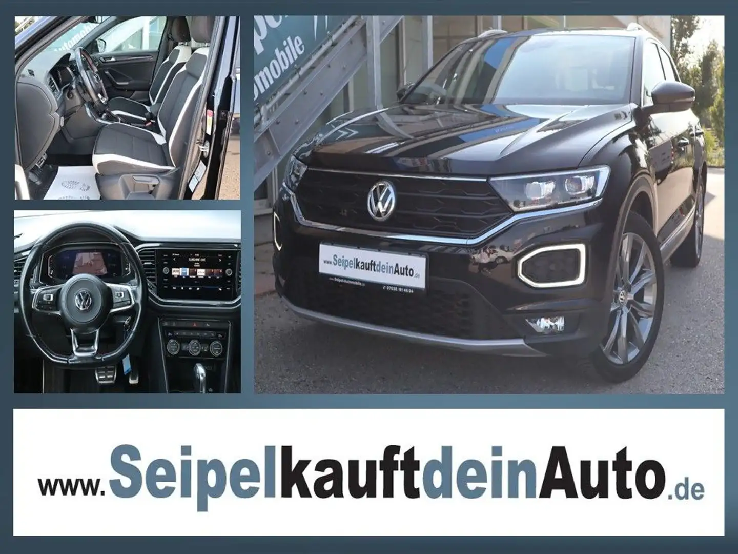 Volkswagen T-Roc Sport*ACC*CARPLAY*LED*SHZ*KAMERA* Schwarz - 1