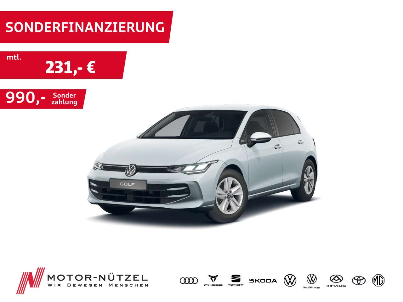 Volkswagen Golf 2024 — VIII 1.5 TSI LIFE LED+NAVI+ACC+SHZ+PDC+RFK