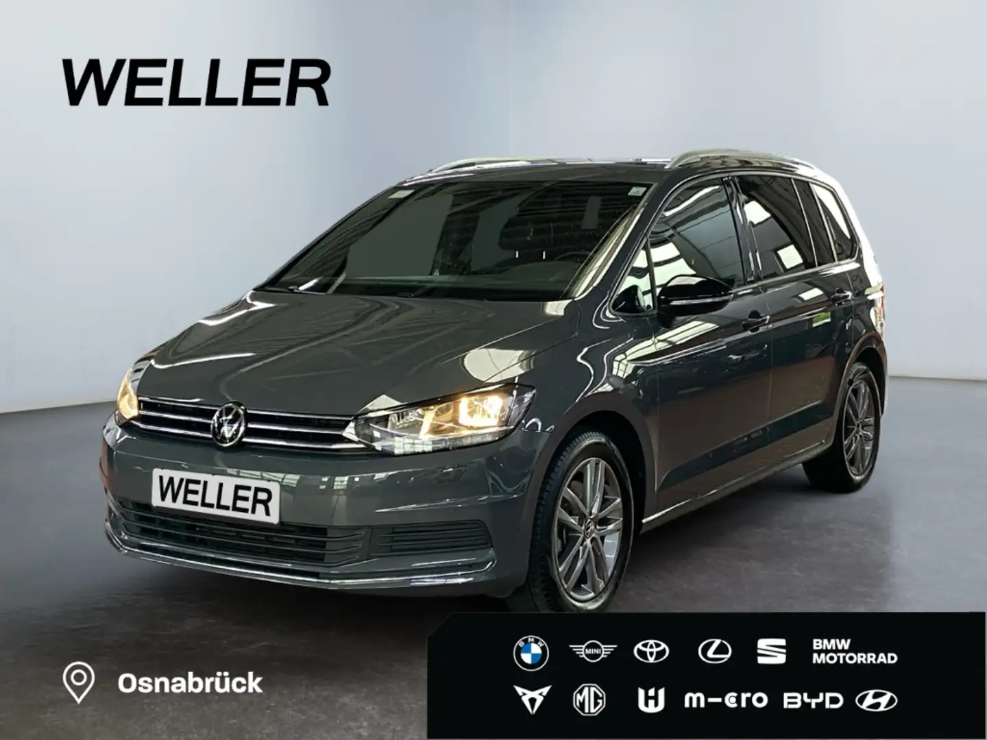 Volkswagen Touran 1.5 TSI ACT DSG Comfortline *el Heck*Navi* Grau - 1