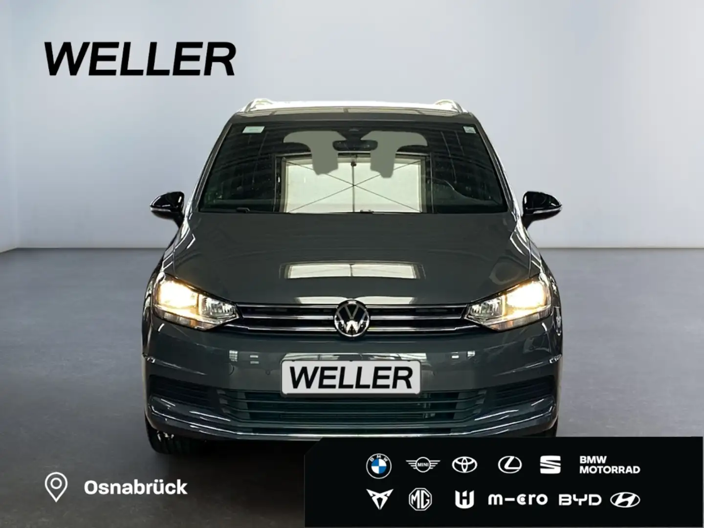 Volkswagen Touran 1.5 TSI ACT DSG Comfortline *el Heck*Navi* Grau - 2