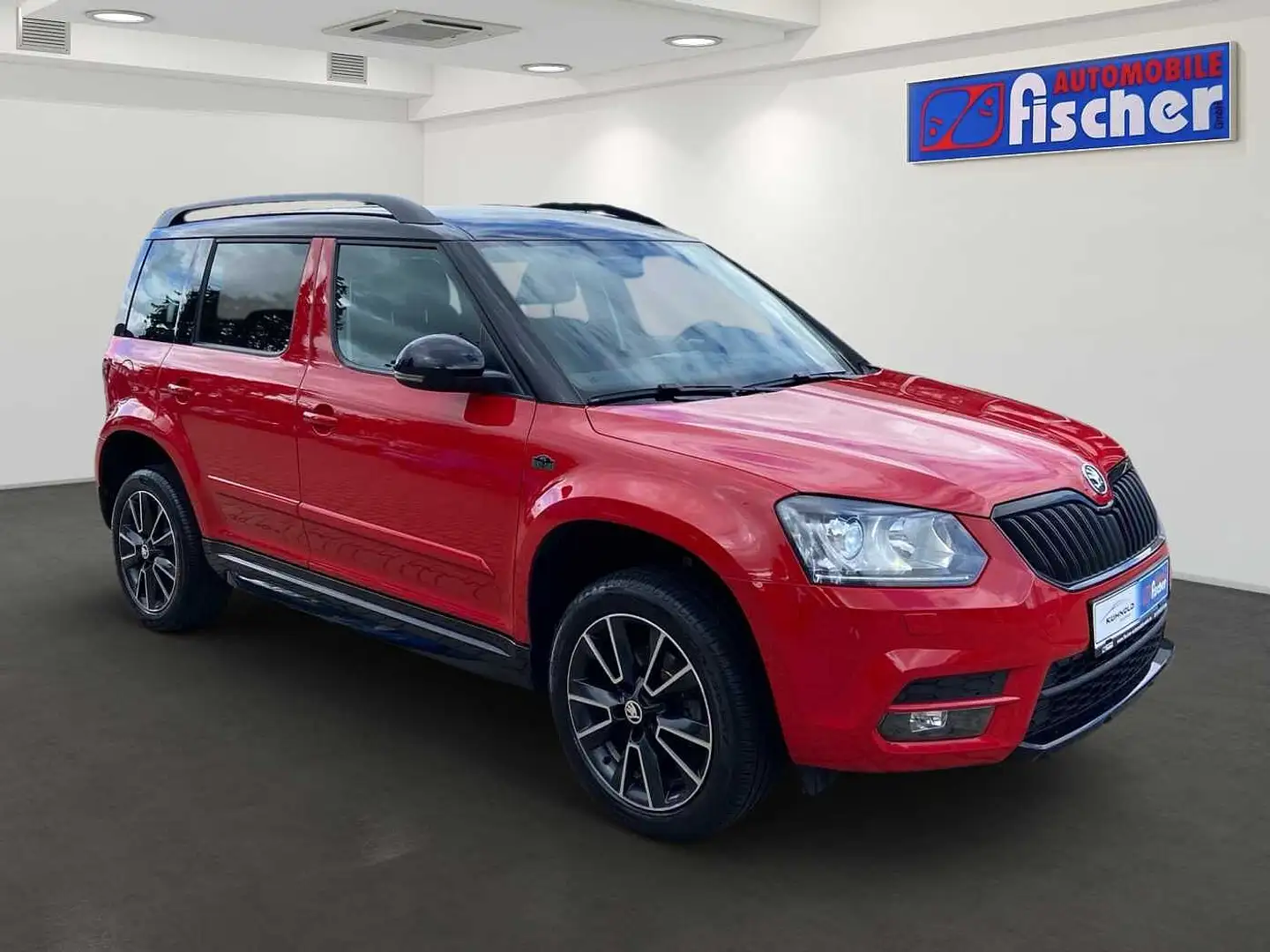 Skoda Yeti 1.4 TSI  Monte Carlo 1. Hand Sitzhzg AHK Klima PDC Rojo - 2