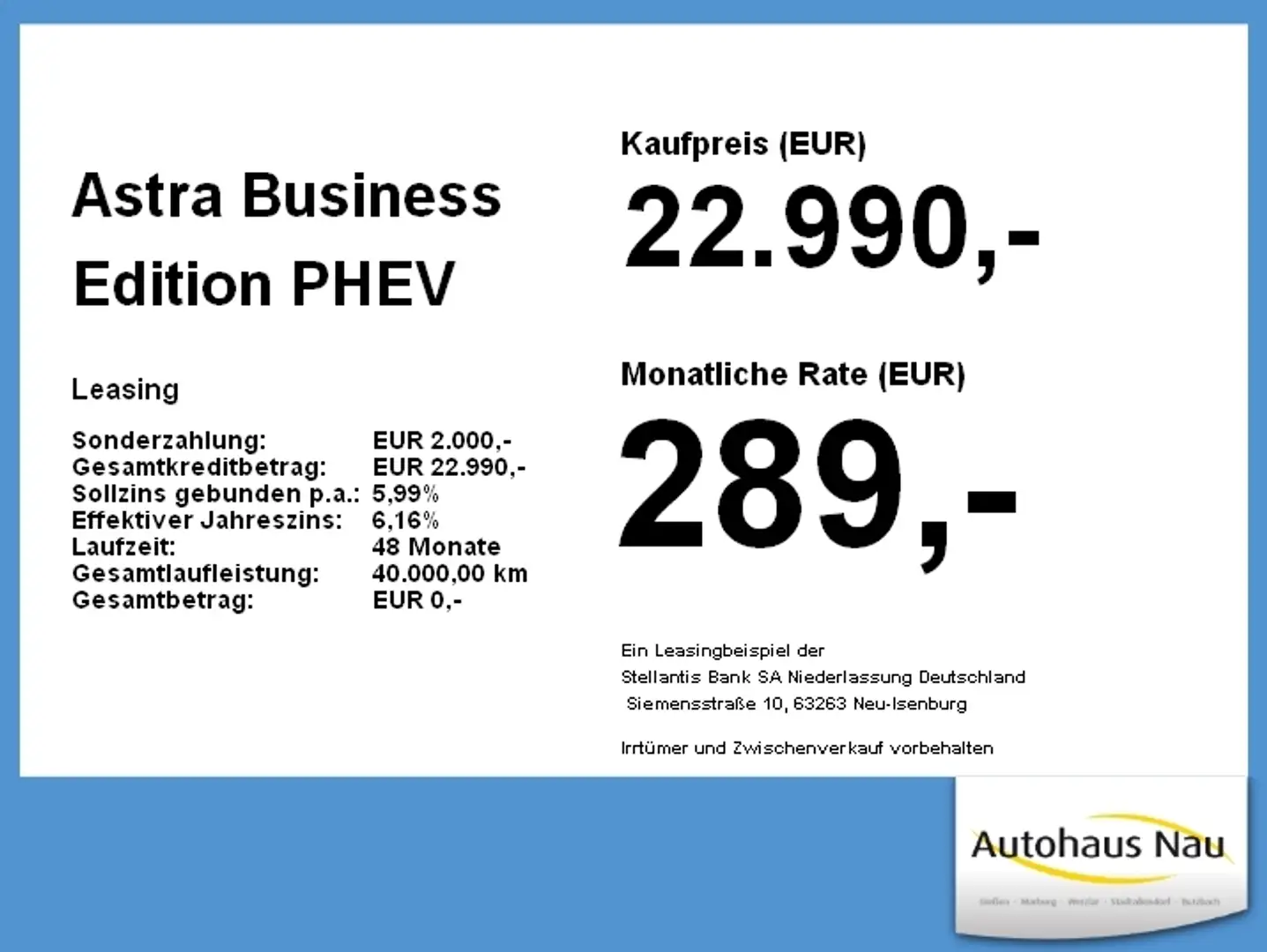 Opel Astra Business Edition PHEV Or - 2