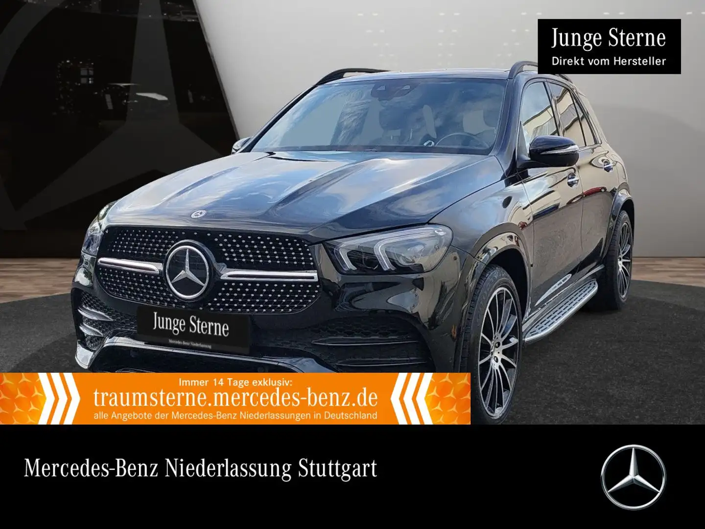 Mercedes-Benz GLE 350 de 4M AMG+EXCLUSIVE+NIGHT+PANO+360+LED+21" Schwarz - 1