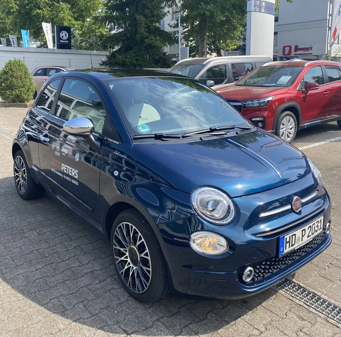 Fiat 500 Dolcevita Hybrid Blau - 1