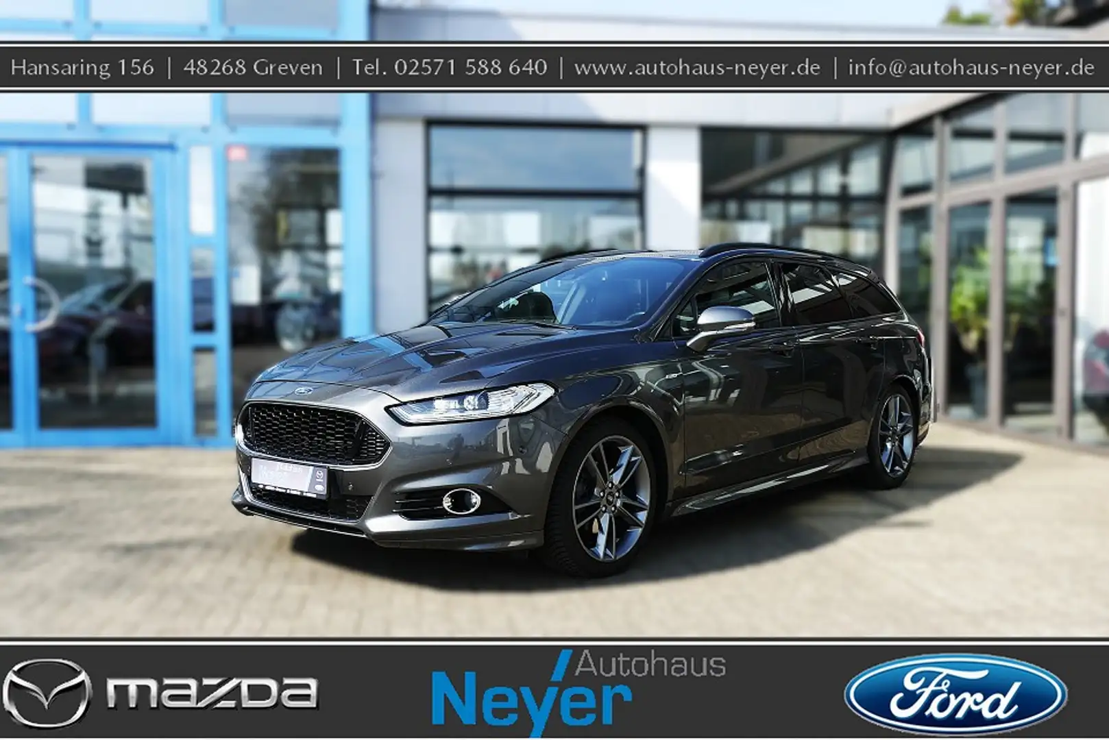 Ford Mondeo Turnier ST-Line Panorama NAV Grijs - 1
