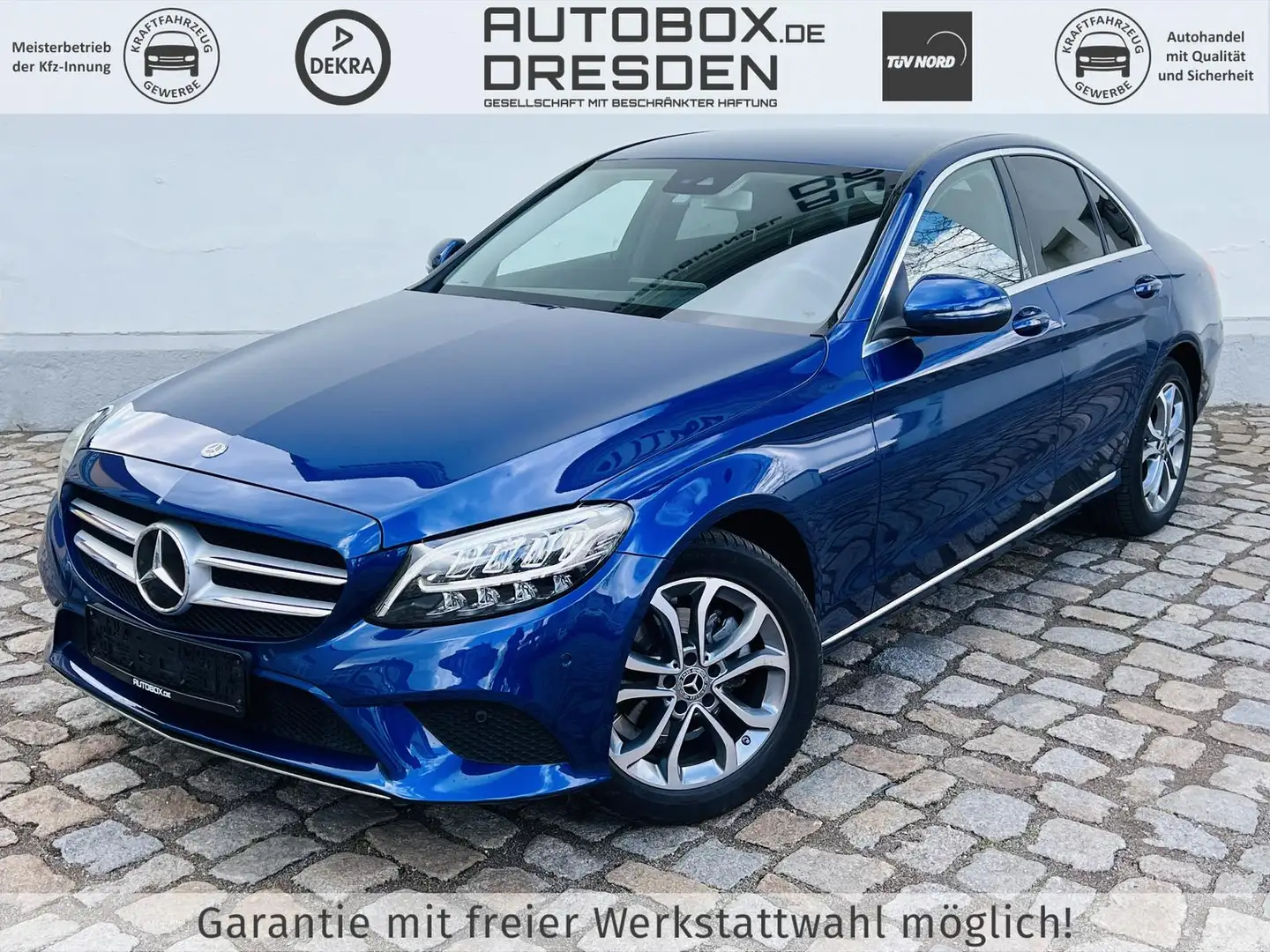 Mercedes-Benz C 180 Avantgarde +CARPLAY+LED+NAVI+PARK-ASSIST+ Blauw - 1