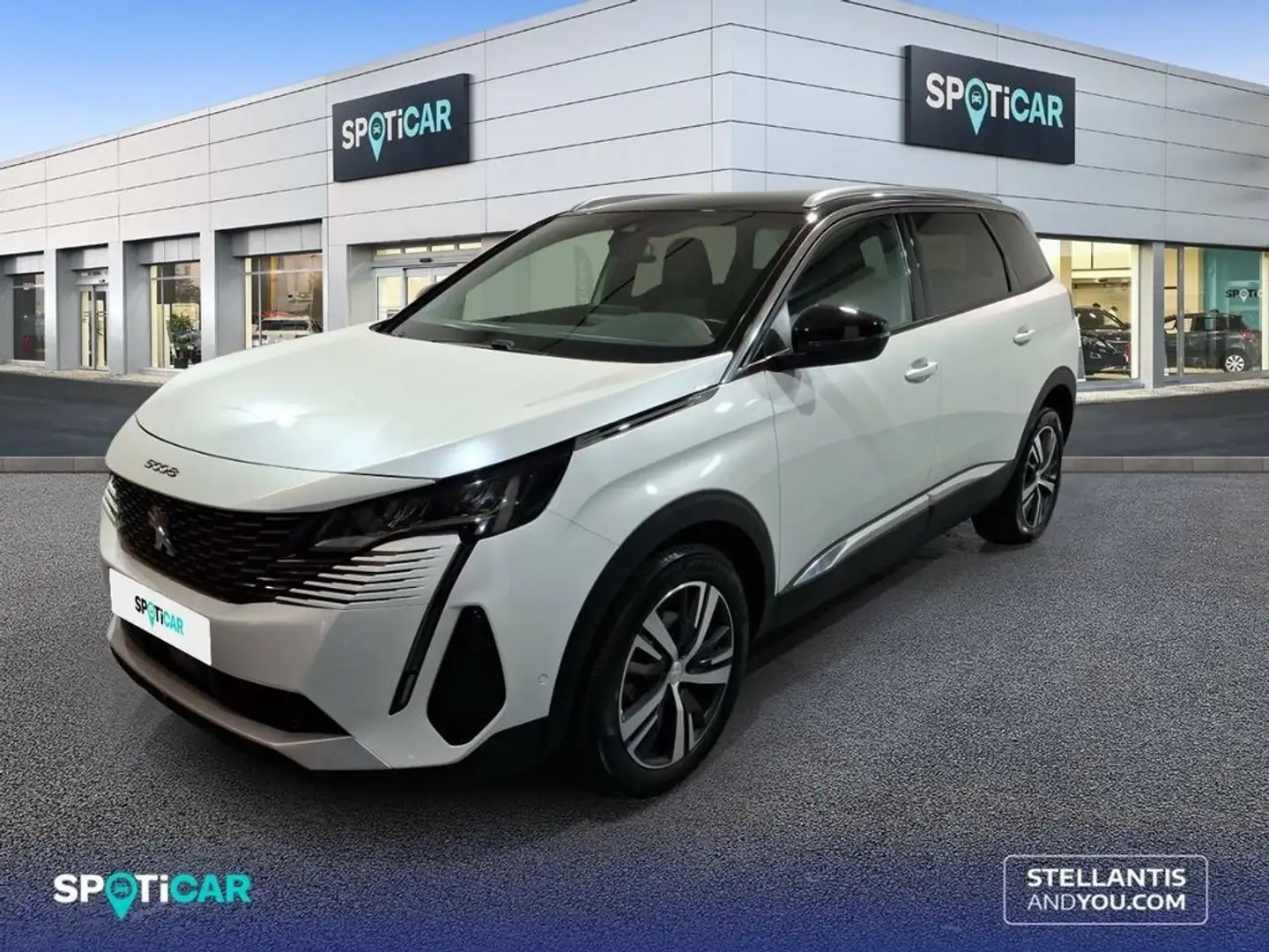 Peugeot 5008 1.2 PureTech S&S Allure 7 pl. 130 Blanc - 1