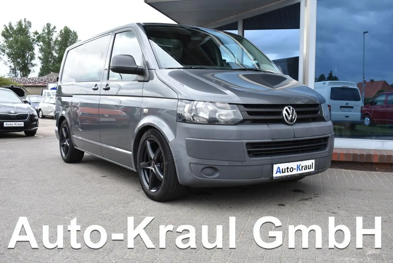 Volkswagen T5 Transporter 3-Sitzer Navi Alu Klima el. FH el. Spiegel PDC AHK siva - 1