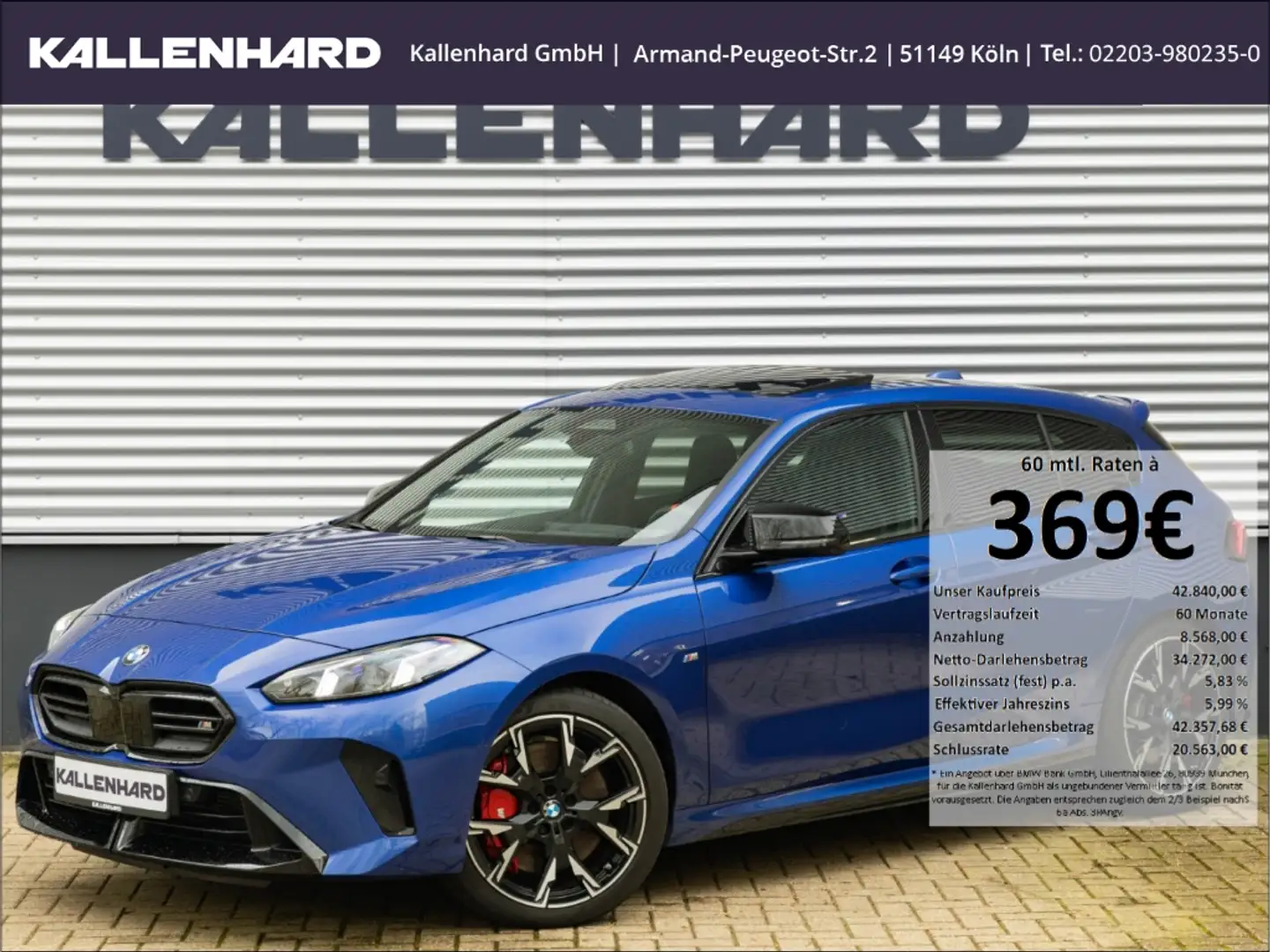 BMW 135 xDrive-Pano-Memory-ACC-Head-Up-Lenkradheizung Bleu - 1