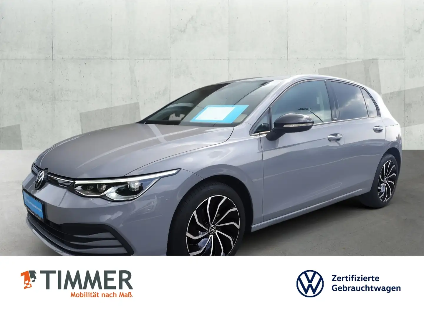 Volkswagen Golf VIII 1.5 TSI UNITED *LED *APP *NAVI *SHZ *ALU *CL Grau - 1