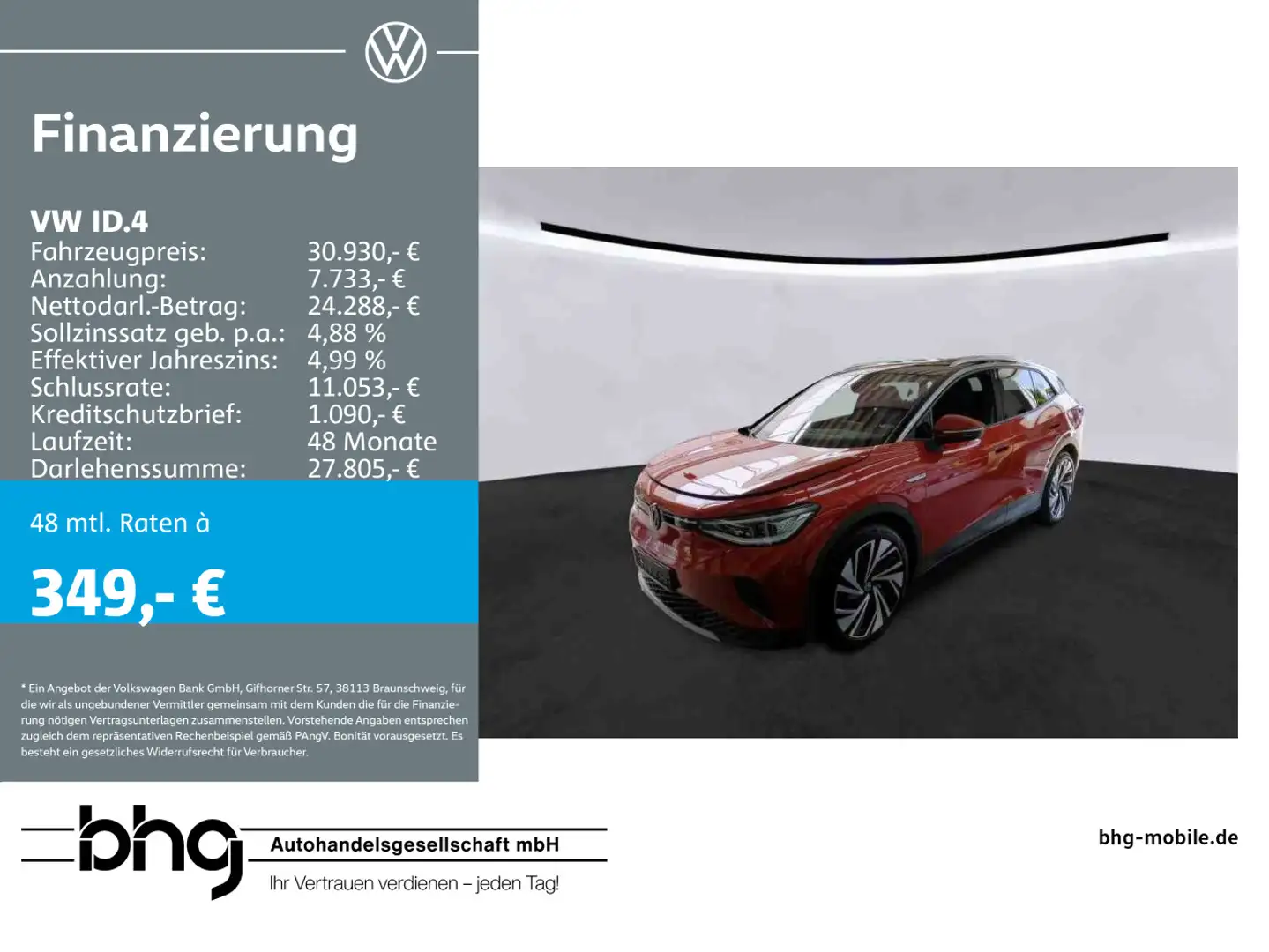 Volkswagen ID.4 Performance Upgrade Pro Rot - 1