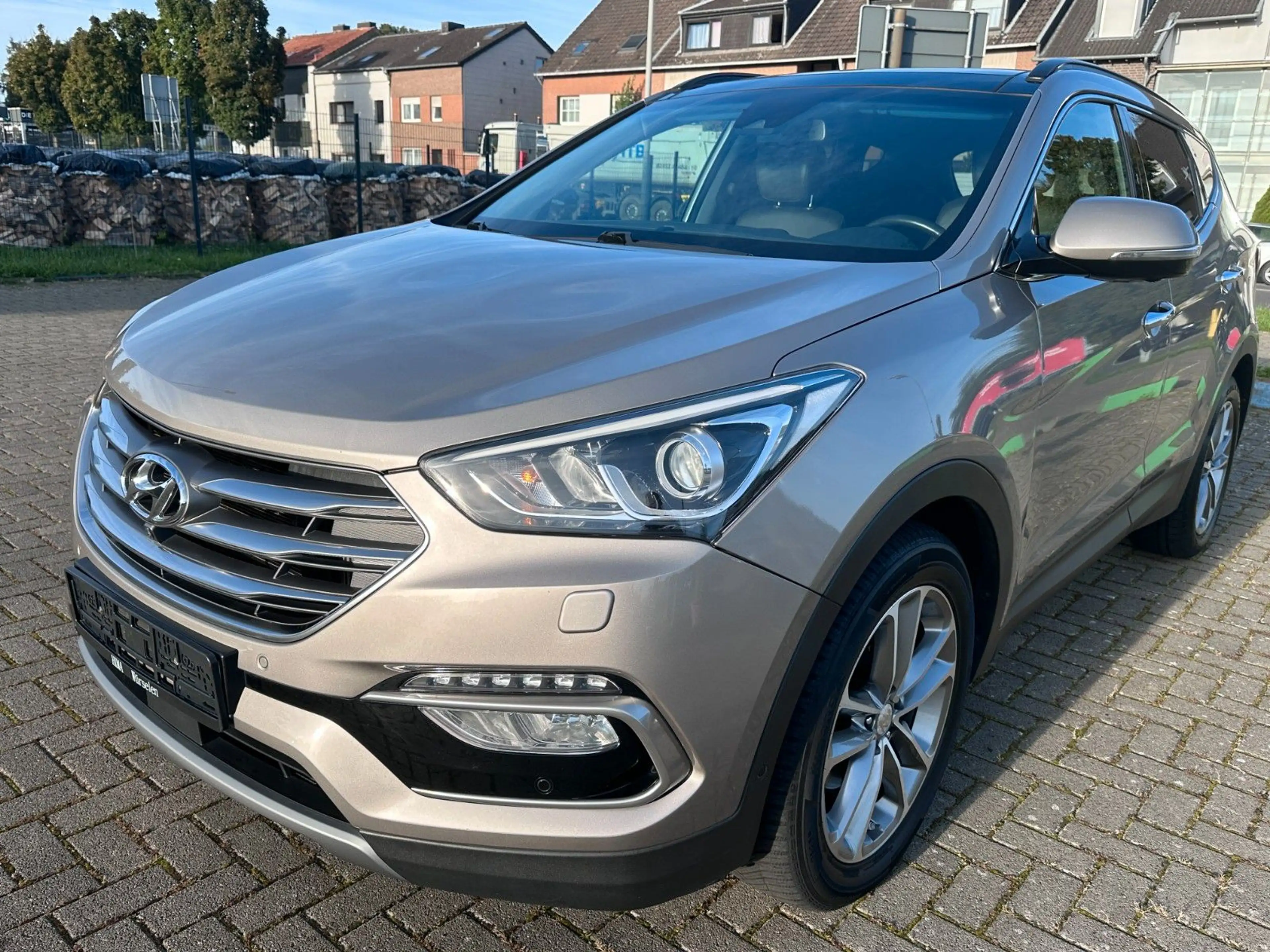 Hyundai SANTA FE blue Premium 4WD*Panoram*Sitzbelüf* — photo 2