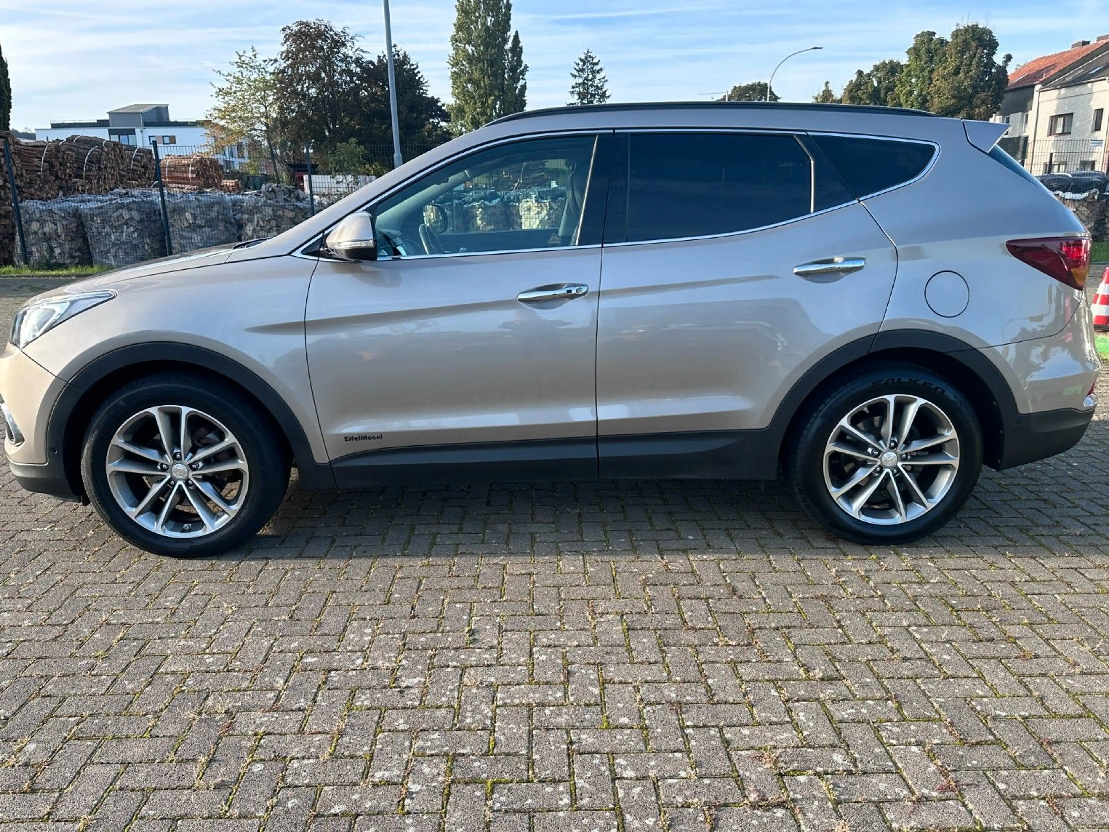 Hyundai SANTA FE blue Premium 4WD*Panoram*Sitzbelüf*