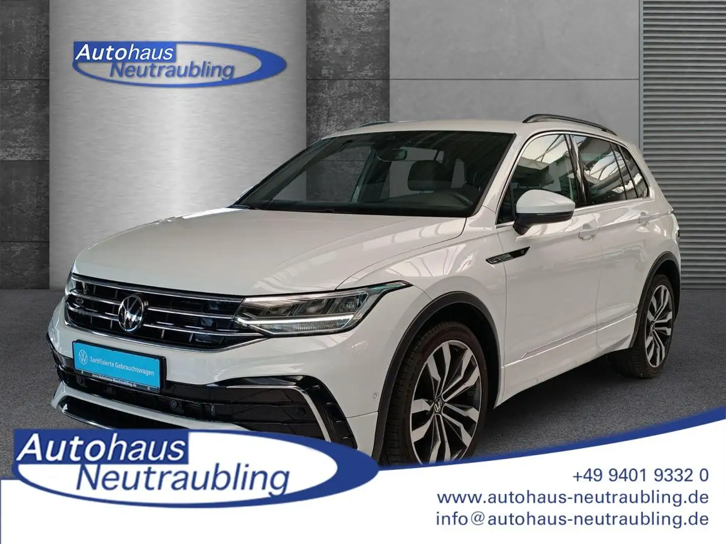 Volkswagen Tiguan 2.0 TDI "R-LINE" 150 PS DSG +REARVIEW+NAVI+AHK+SHZ Weiß - 1