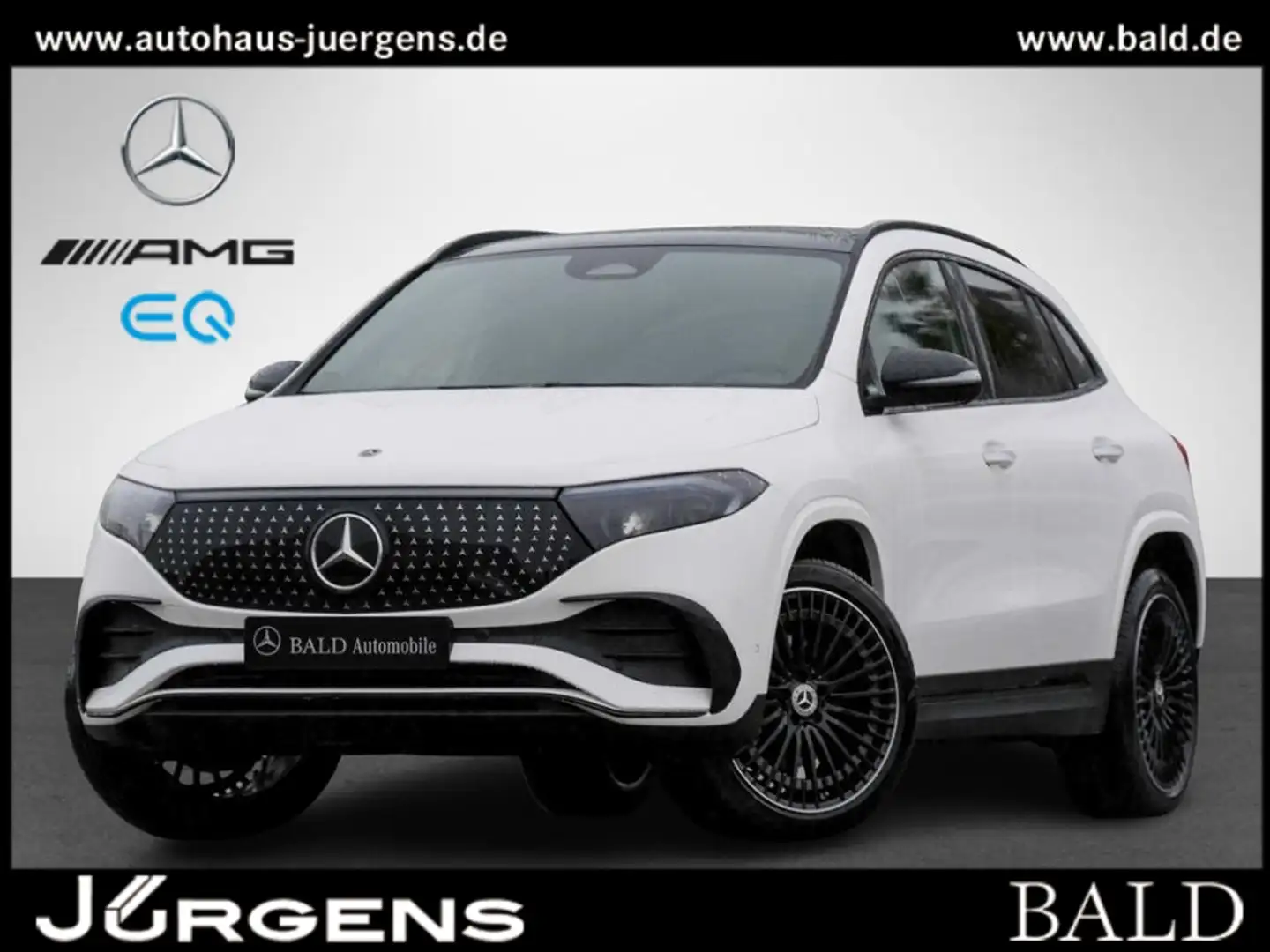 Mercedes-Benz EQA 350 4M AMG-Sport/Pano/Distr/AHK/Night/Cam/20 Weiß - 1
