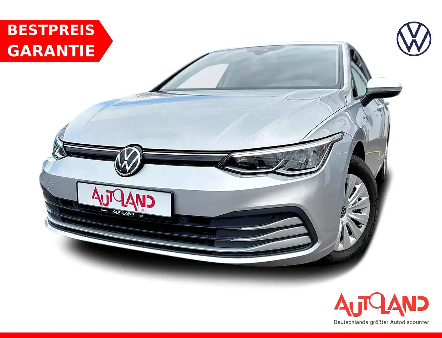 Volkswagen Golf VIII 1.0 TSI LED Klimaaut. Sitzheizung PDC Argento - 1