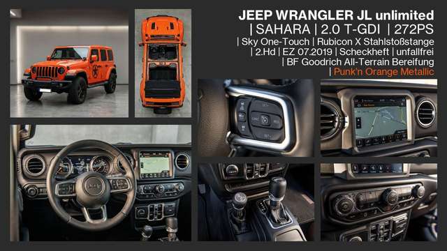 Jeep Wrangler JL | SAHARA | Sky One-Touch | Stahlstoßstange
