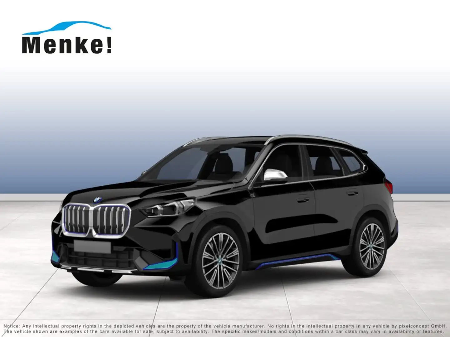 BMW iX1 xDrive30  xLine DAB LED RFK Parkassistent Schwarz - 1
