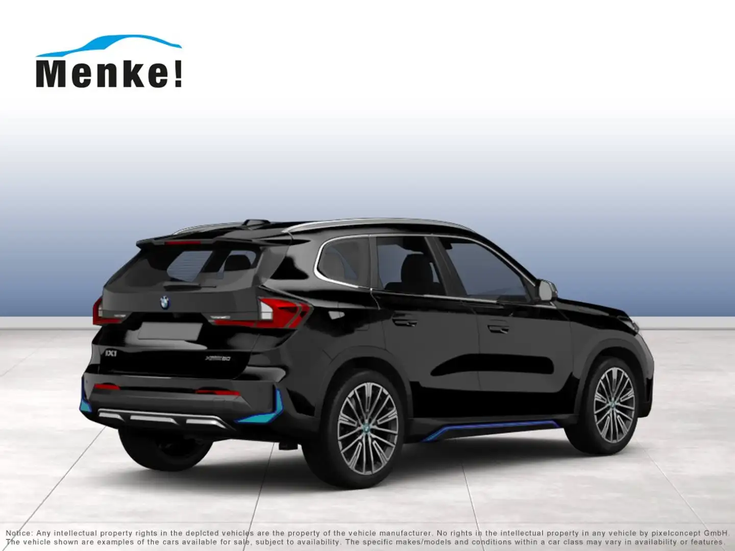 BMW iX1 xDrive30  xLine DAB LED RFK Parkassistent Schwarz - 2