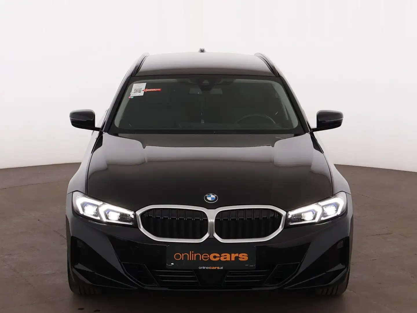 BMW 318 d Touring Aut LED HEAD-UP AHK RADAR LEDER NAVI Schwarz - 2