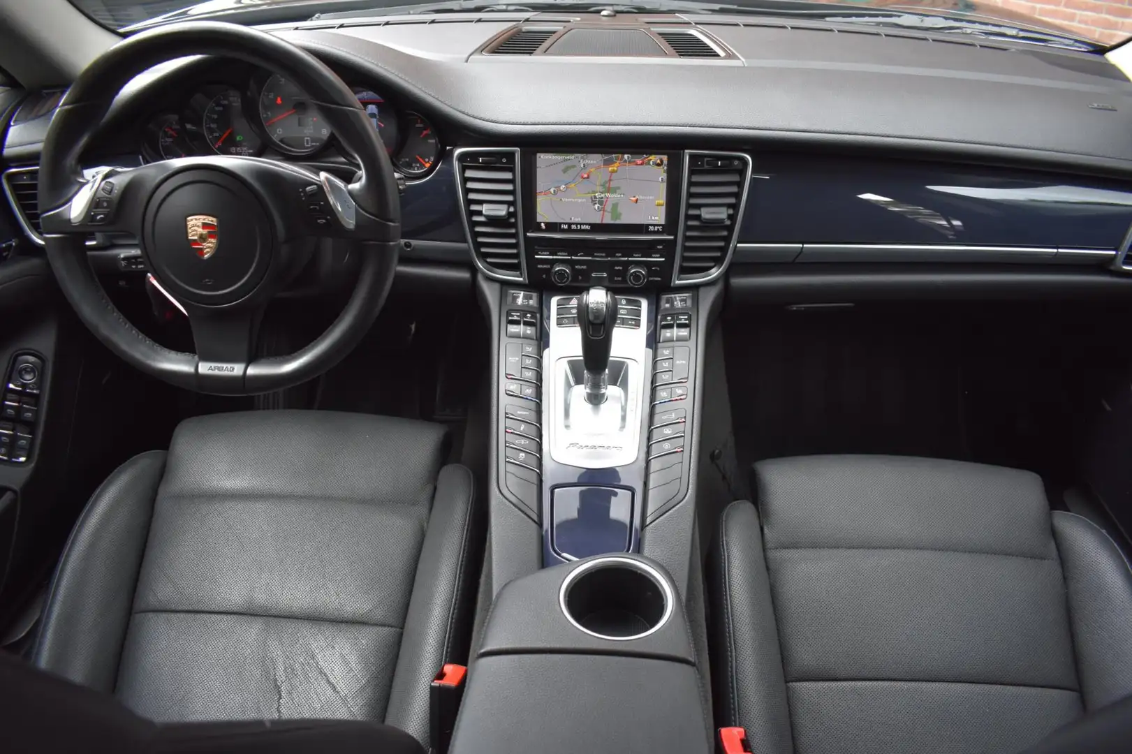 Porsche Panamera 4.8 S '12 Xenon Leder Clima Navi Cruise Inruil mog Zwart - 2