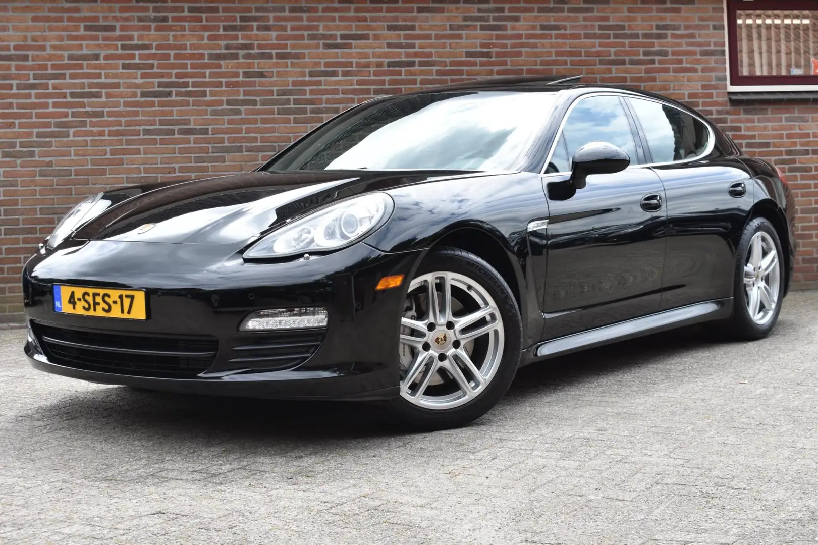 Porsche Panamera 4.8 S '12 Xenon Leder Clima Navi Cruise Inruil mog Zwart - 1