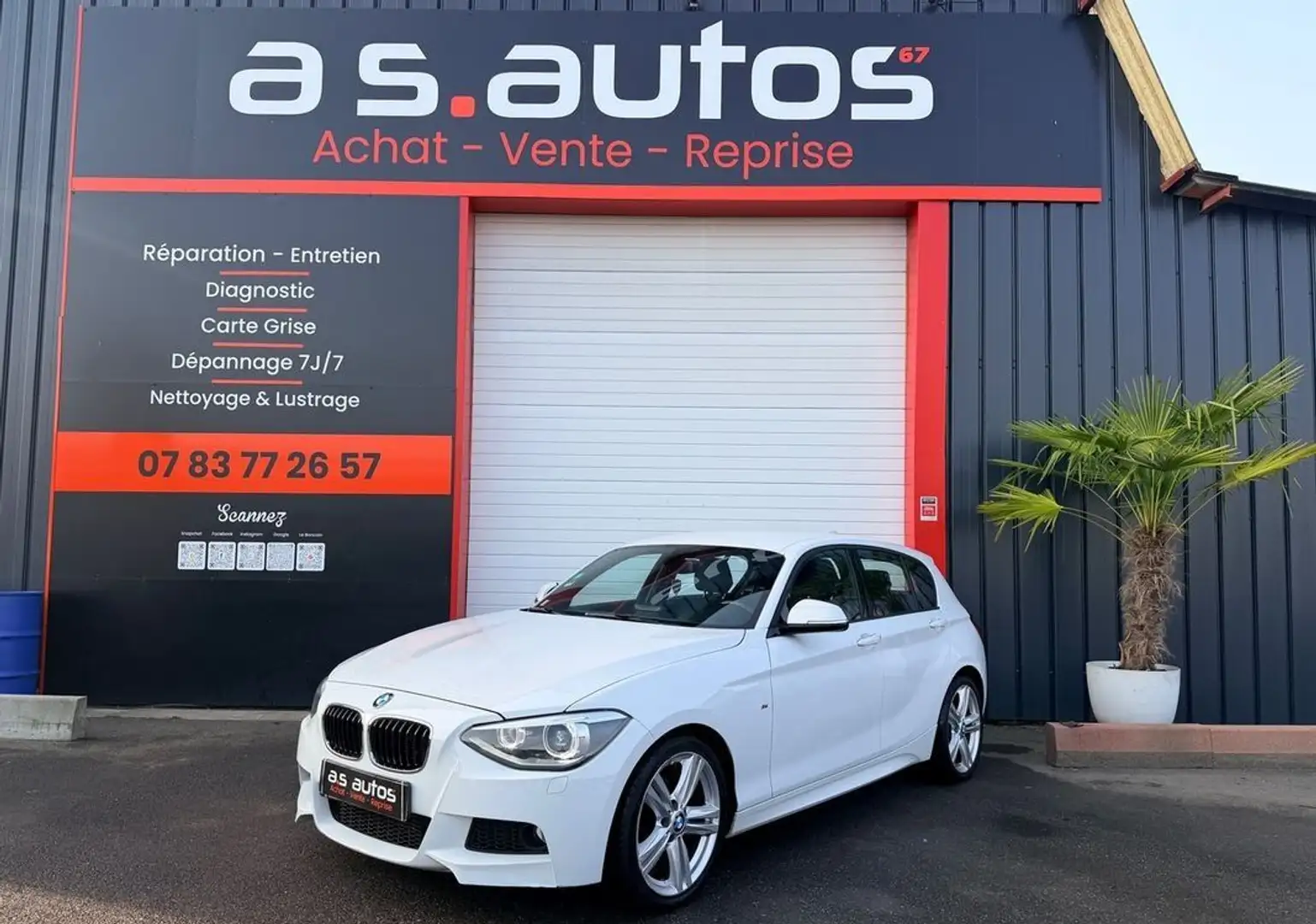 BMW 116 116 I 136CV Pack M alcantara gps chaîne de distribution neuf - Weiß - 1