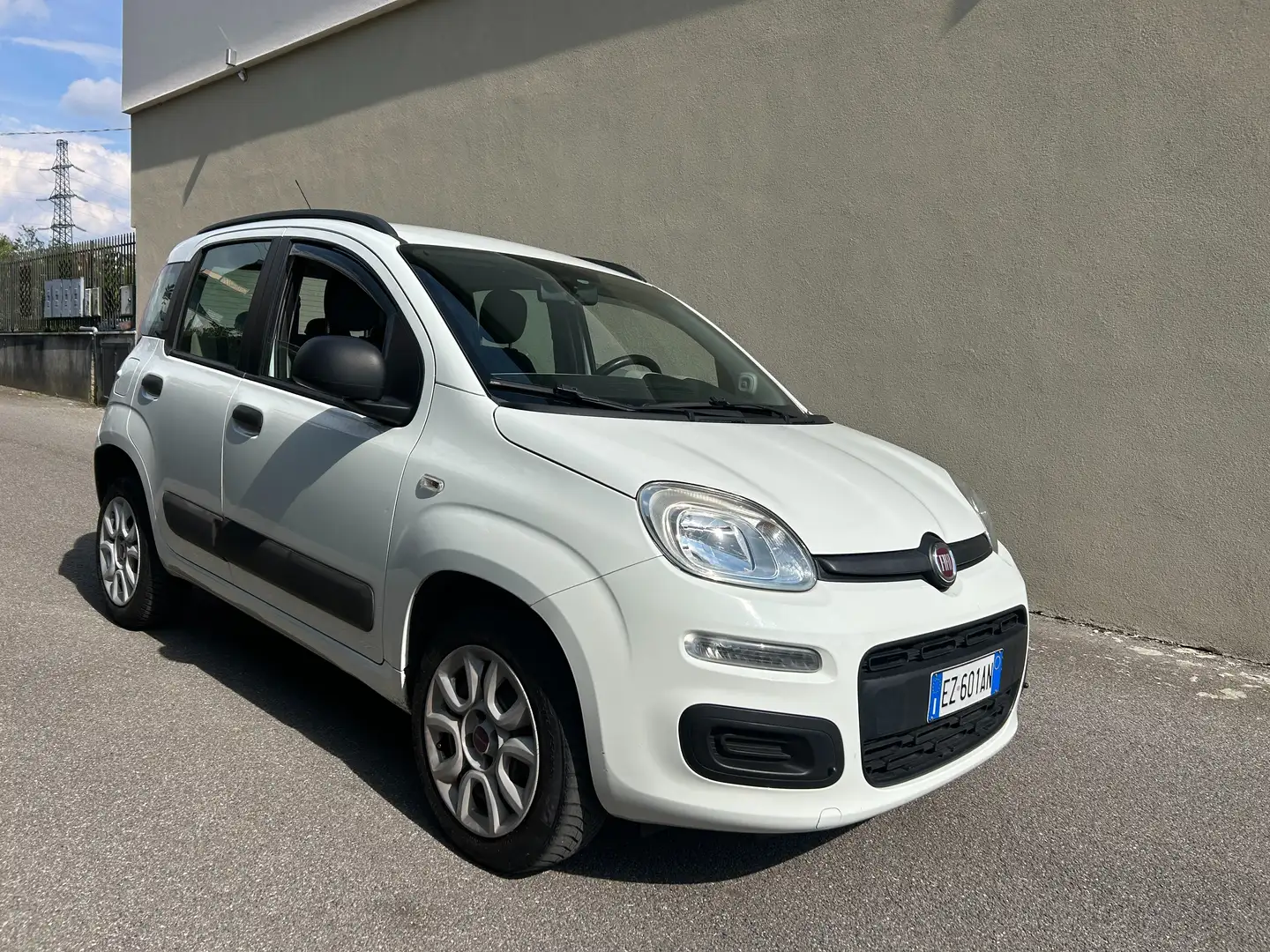 Fiat Panda Panda 0.9 t.air t. natural power Lounge 80cv E6 Wit - 2