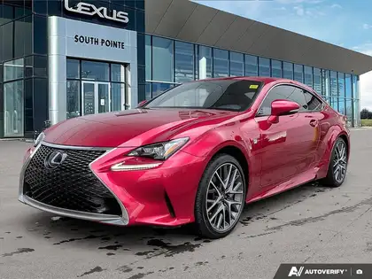 Red 2017 Lexus RC 350 AWD Coupe All-Wheel Drive Automatic