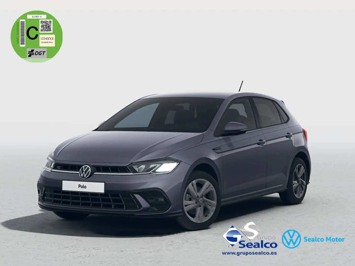 Volkswagen Polo 1.0 TSI R-Line DSG 81kW Gris - 1
