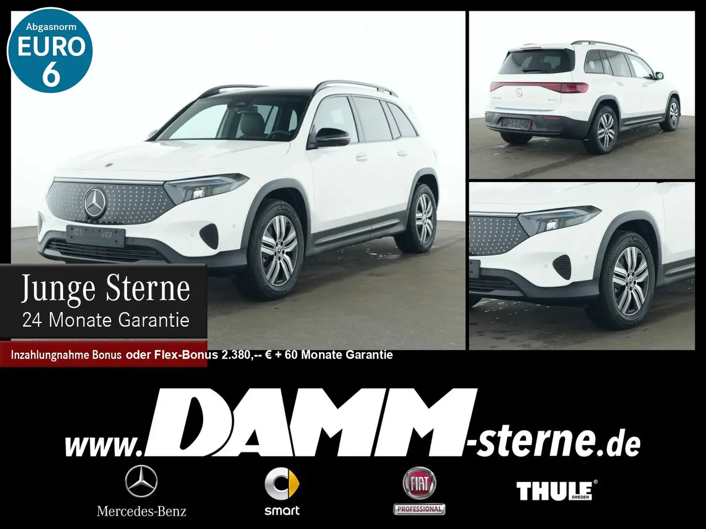 Mercedes-Benz EQB 350 EQB 350 4M ElectricArt/Pano/7Sitze/FAP/360/+Flex Weiß - 1