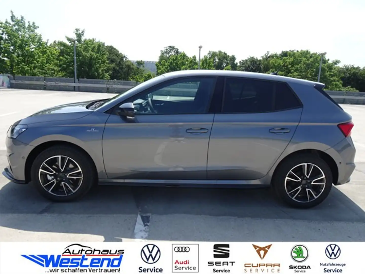 Skoda Fabia Monte Carlo 1.0l TSI 85kW Automatik LED Klima Grau - 2