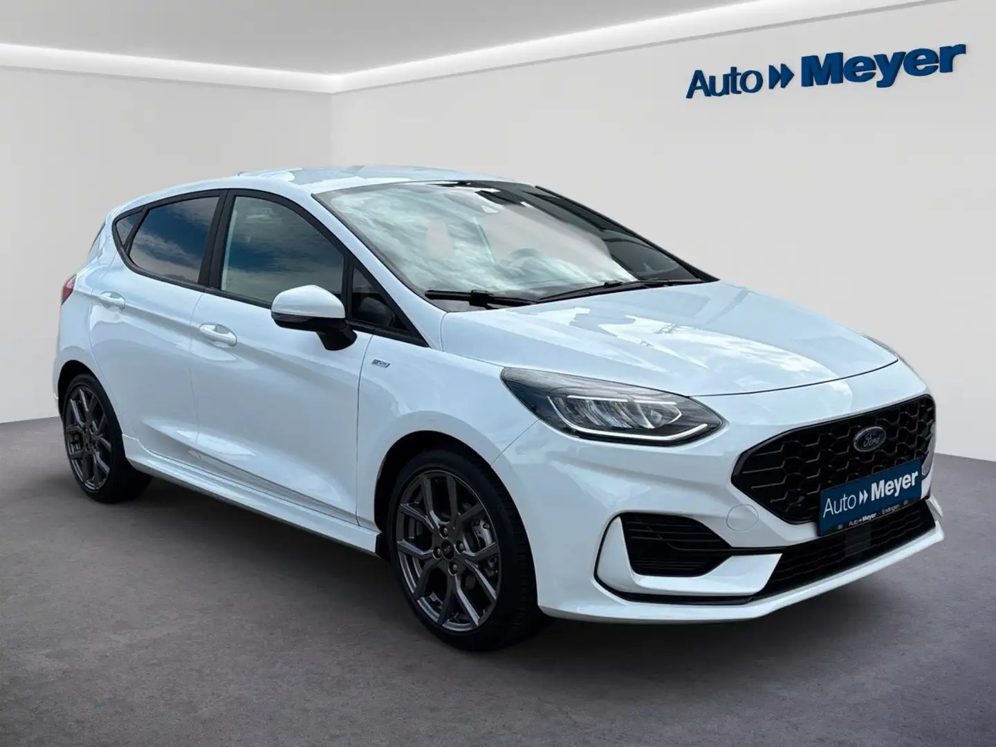 Ford Fiesta 1.0 EcoBoost 100 ST-Line |LED|NAV|GJR| Weiß - 2
