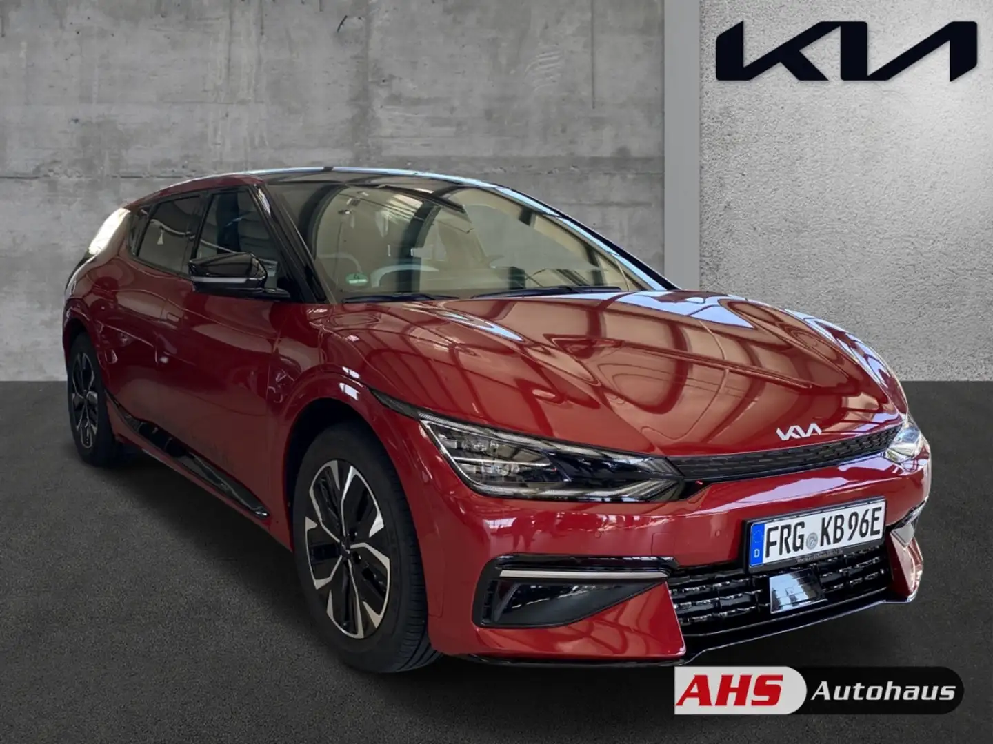 Kia EV6 77,4 kWh 239 kW GT-Line+LHZ+BHT+SHZ+USB+Navi Allra Rood - 2