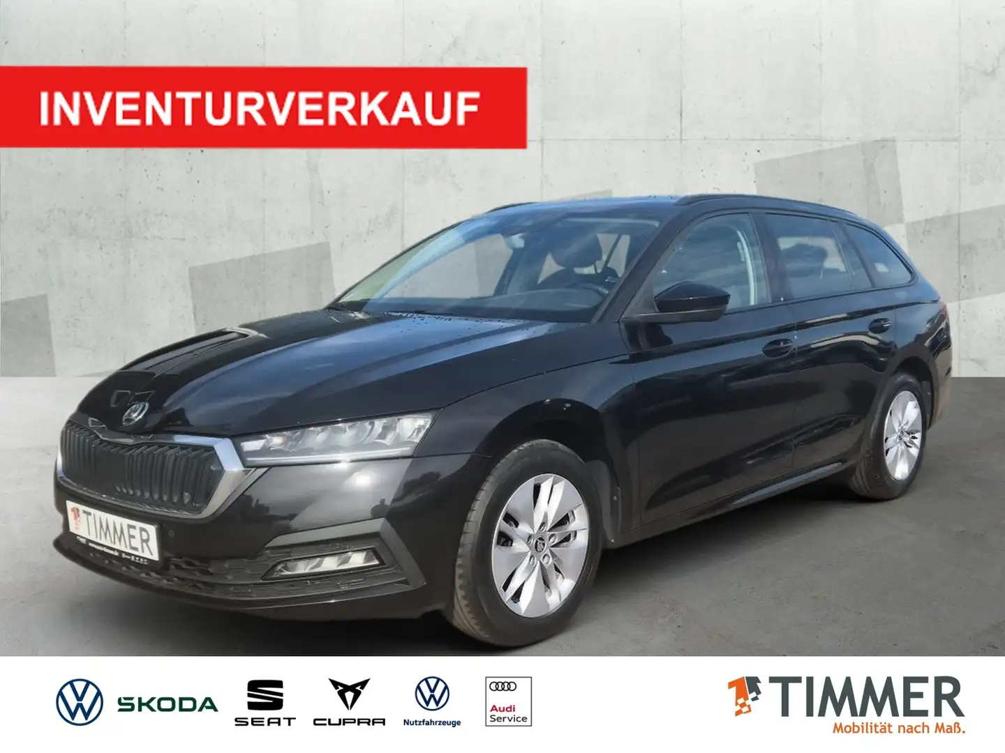 Skoda Octavia Combi 2.0 TDI DSG *LED *VIRTUAL *NAVI *TEMPO *SHZ Schwarz - 1