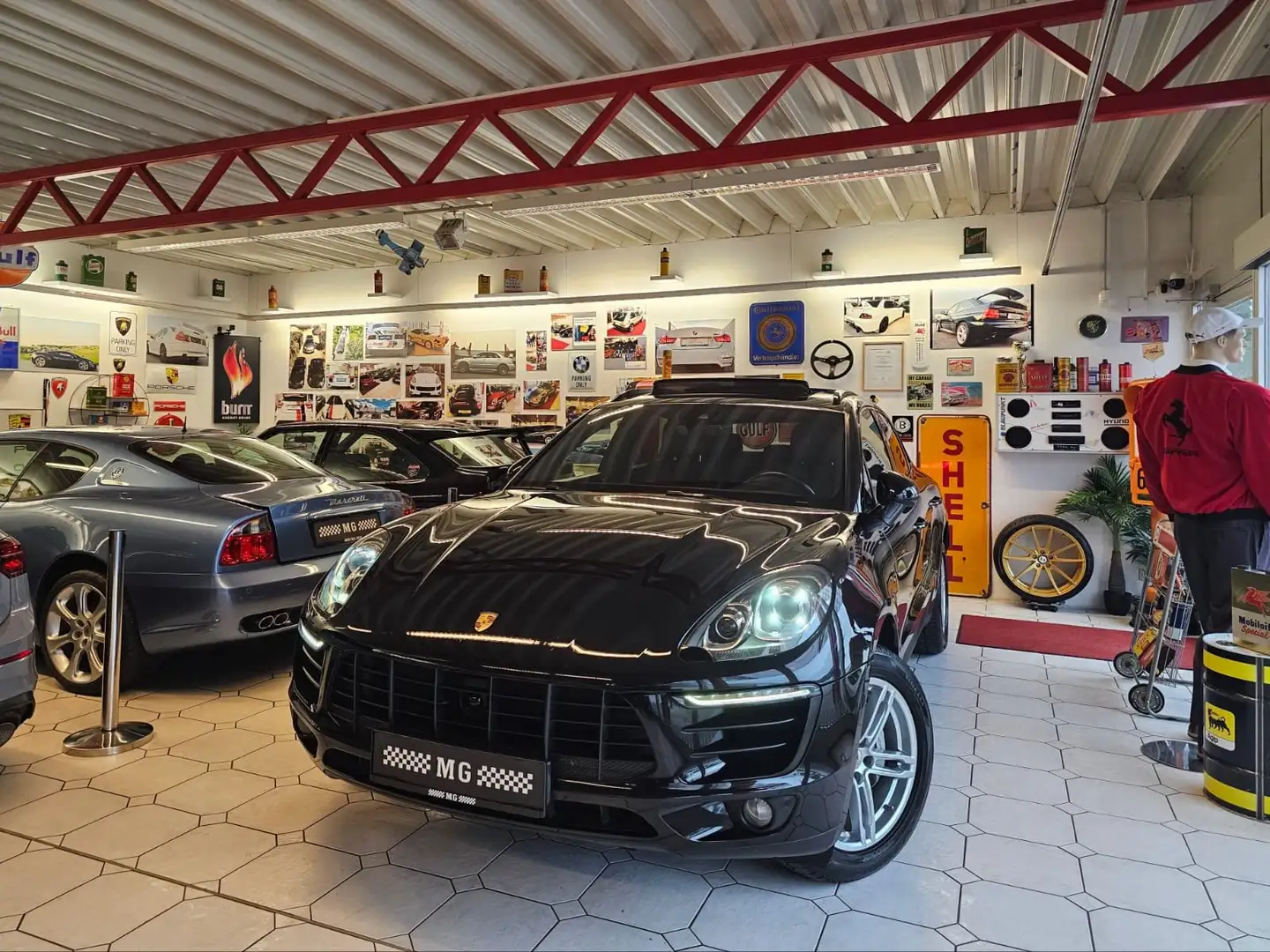 Porsche Macan - VERKAUFT - S Diesel Panorama 1 Besitz Schwarz - 2