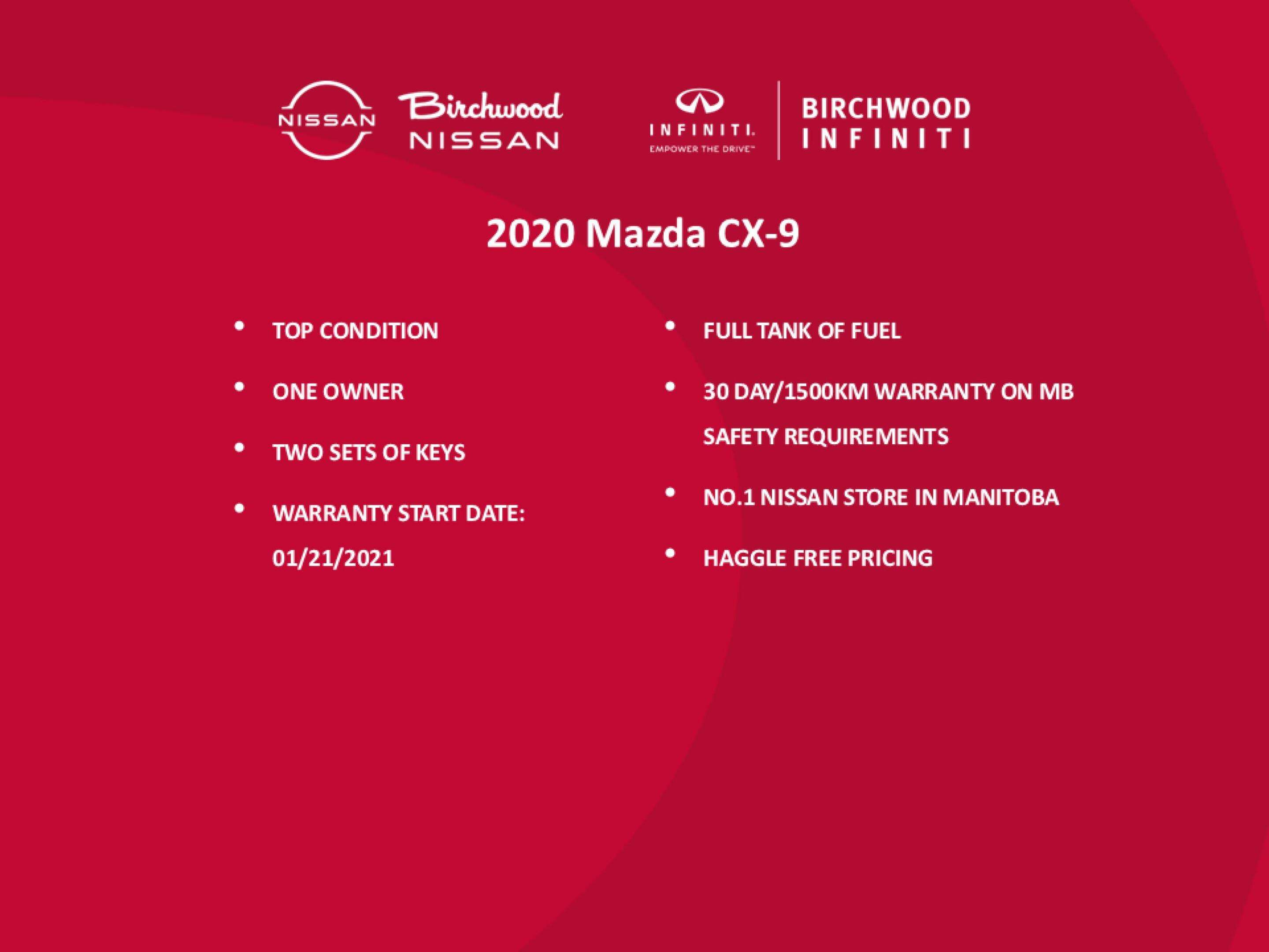2020 Mazda CX-9 Signature AWD | One Owner — снимка 1