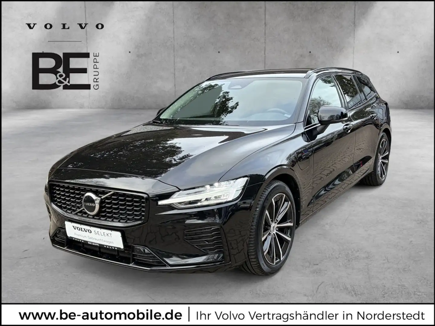 Volvo V60 T6 AWD Plus Dark Recharge LONG RANGE | ACC | BLIS | LEDER Schwarz - 1