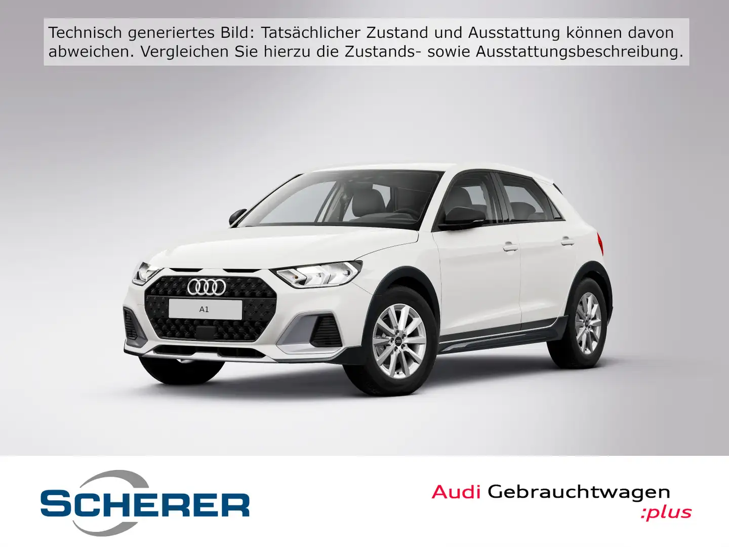 Audi A1 . Weiß - 1