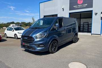 Transit Custom SPORT 2.0 185 - BVA DISTRIB NEUVE ATTELAGE SIEGES CHAUFF GARANTIE 12 MOIS TRAFIC EXP
