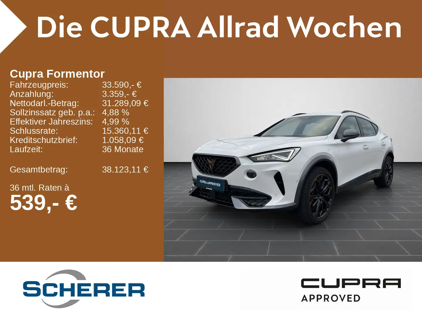 CUPRA Formentor VZ 2.0 TSI 4Drive FULL LINK BEATS SHZ Weiß - 1