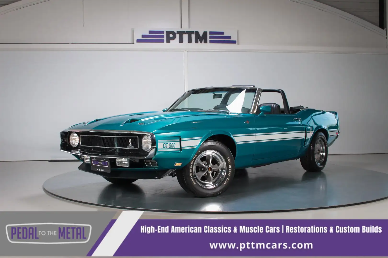 Shelby GT GT500 Convertible Blau - 1