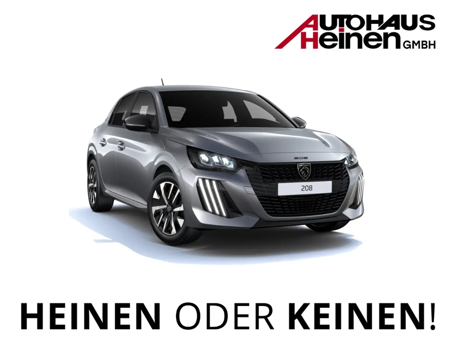 Peugeot 208 Style 1.2 PureTech 100 EU6e Fahrerprofil Musikstre Silber - 1